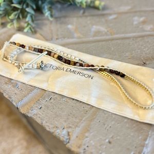 VICTORIA EMERSON 21” beaded wrap bracelet